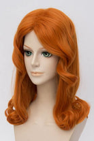 Princess Sophia Orange Red Curly Long Cosplay Wigs - lemailwigs