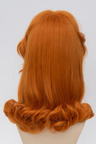 Princess Sophia Orange Red Curly Long Cosplay Wigs - lemailwigs