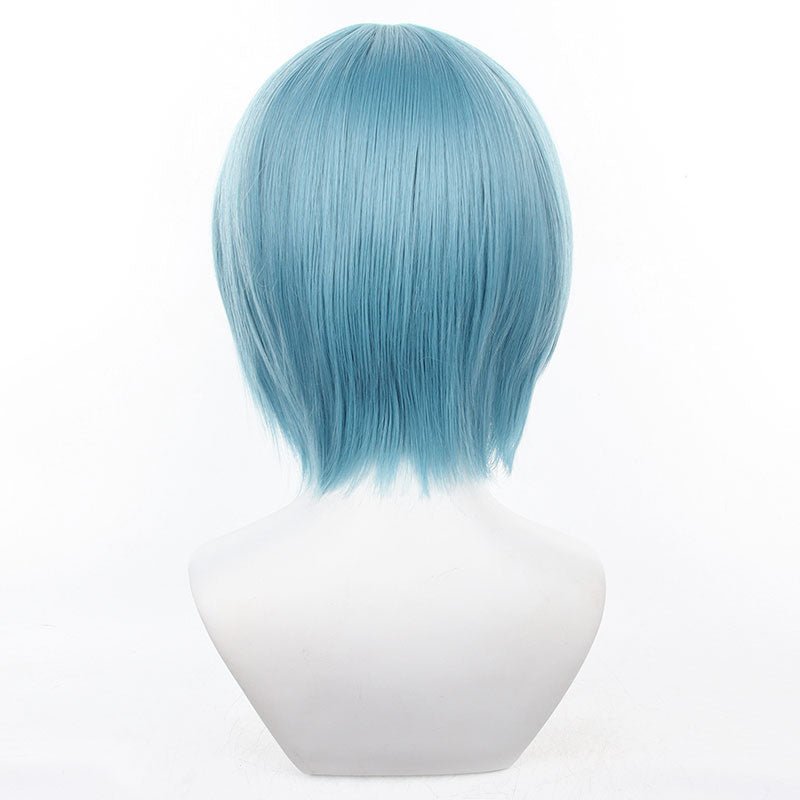 Puella Magi Madoka Magica Sayaka Miki Short Blue Cosplay Wig - lemailwigs