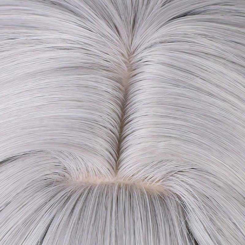Ready To Ship Honkai: Star Rail Silver Wolf Grey Mixed Blue Cosplay Wig - lemailwigs