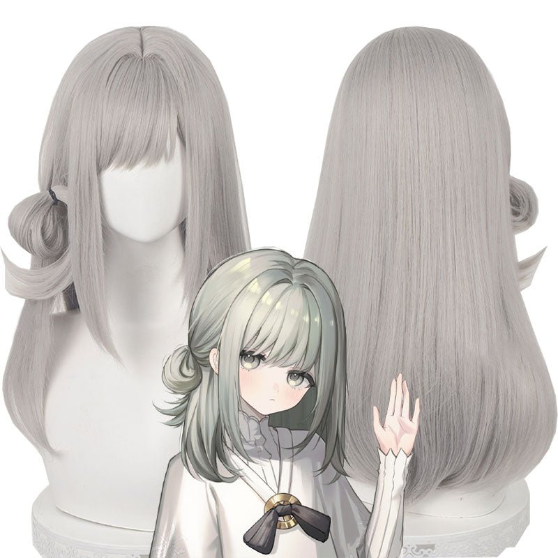 Reverse: 1999 Young Vertin Gray Straight Cosplay Wig - lemailwigs