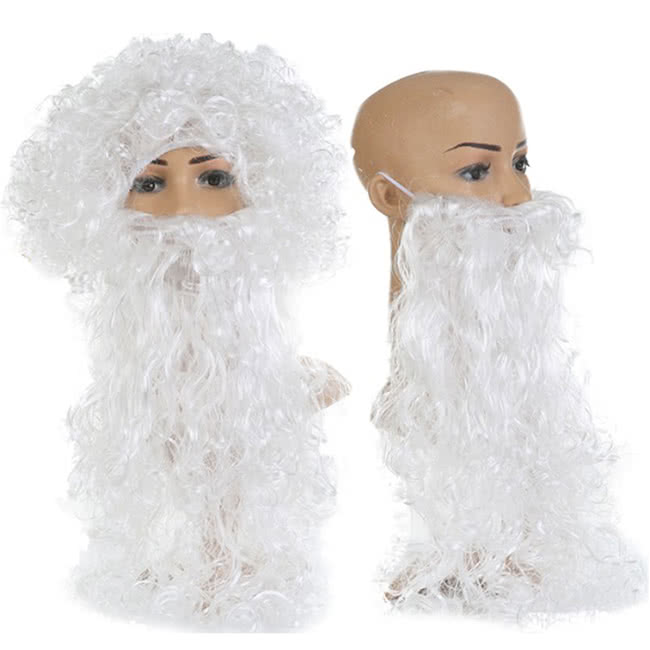 Santa Claus Christmas Party Wigs Carnival Party Cosplay Wigs - lemailwigs