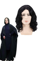 Severus Snape Black Curly Cosplay Wigs - lemailwigs