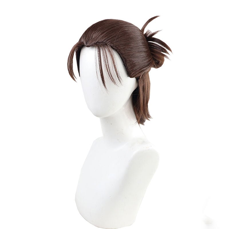 Shingeki no Kyojin Eren Yeager Dark Brown Short Cosplay Wigs - B - lemailwigs