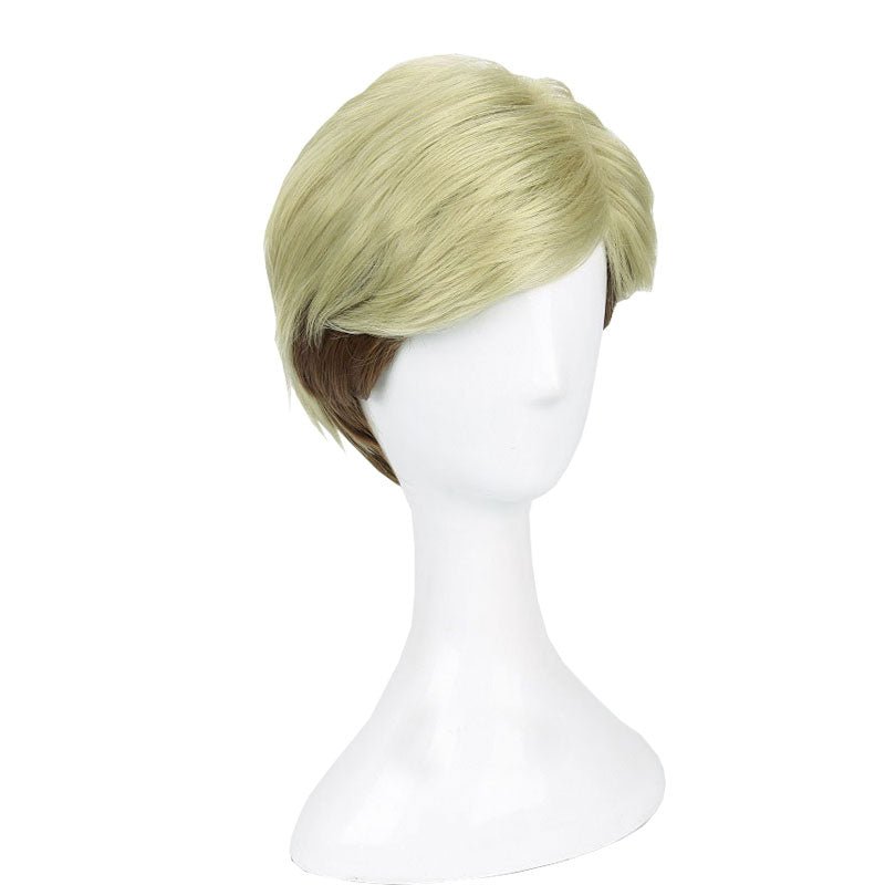 Shingeki No Kyojin Erwin Smith Golden Gradient Short Cosplay Wig - lemailwigs