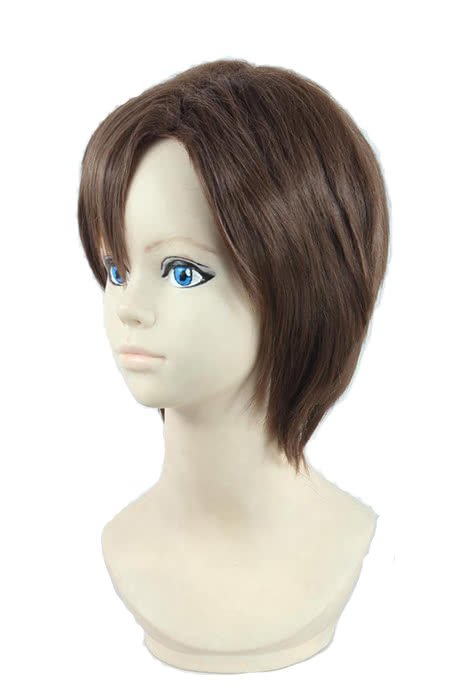 Short Dark Brown Men Cosplay Wigs - lemailwigs
