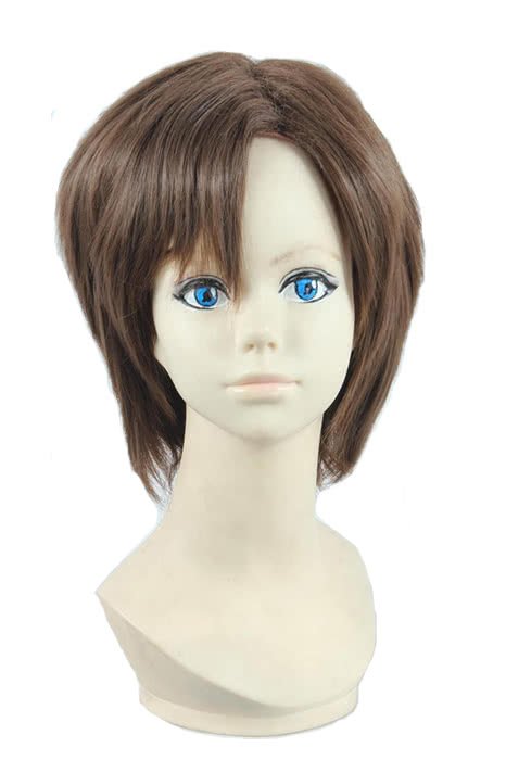Short Dark Brown Men Cosplay Wigs - lemailwigs