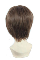 Short Dark Brown Men Cosplay Wigs - lemailwigs