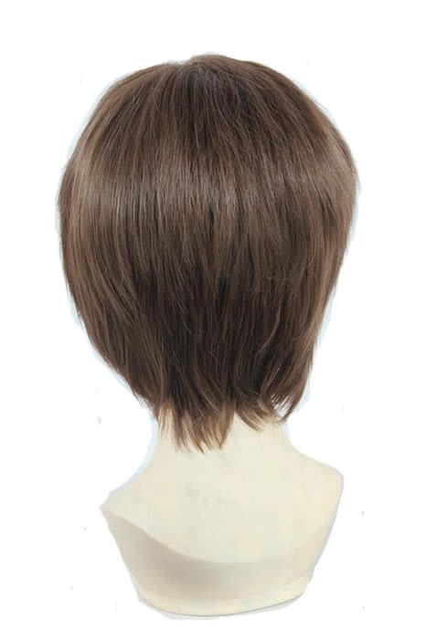 Short Dark Brown Men Cosplay Wigs - lemailwigs