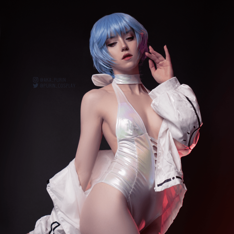 Short Light Blue Ayanami Rei Bob Cosplay Wigs - lemailwigs