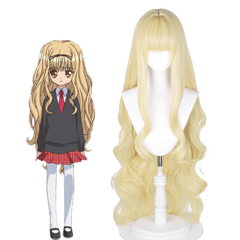 Koswiggle Anime Persona 5 Futaba Sakura Peluca Cosplay Disfraz Mujer Naranja Cabello Largo Liso Pelo Sintético Halloween Fiesta Juego De Rol Pelucas