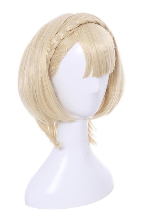 SINoALICE Briar Rose Sleeping Beauty Wigs Short Beige Women Cosplay Wigs - lemailwigs