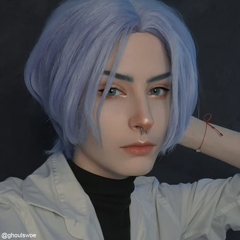 SK8 the Infinity Langa Blue Short Men Cosplay Wigs - lemailwigs