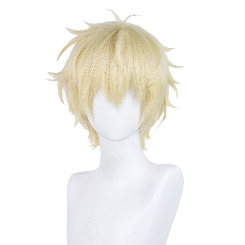 Skip and Loafer S¨­suke Shima Short Blonde Cosplay Wig - lemailwigs