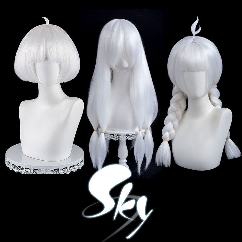 Sky: Children of the Light Hidden Forest Halloween White Cosplay Wigs - lemailwigs