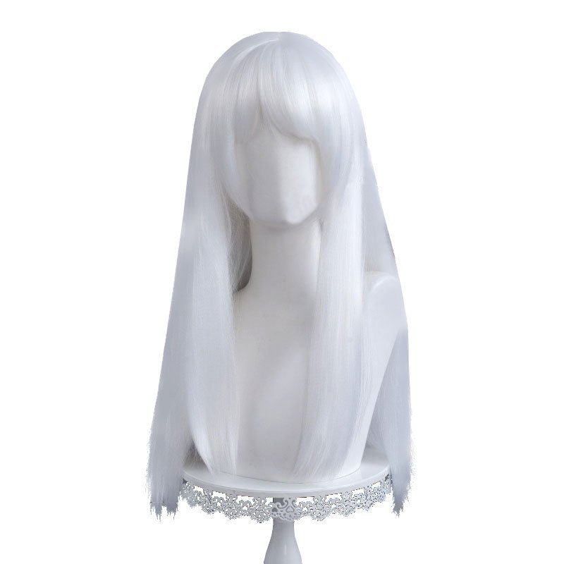 Sky: Children of the Light White Straight Halloween Cosplay Wigs - lemailwigs
