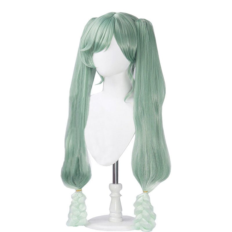 Snow Miku 2024 Gradient Green Cosplay Wig - lemailwigs