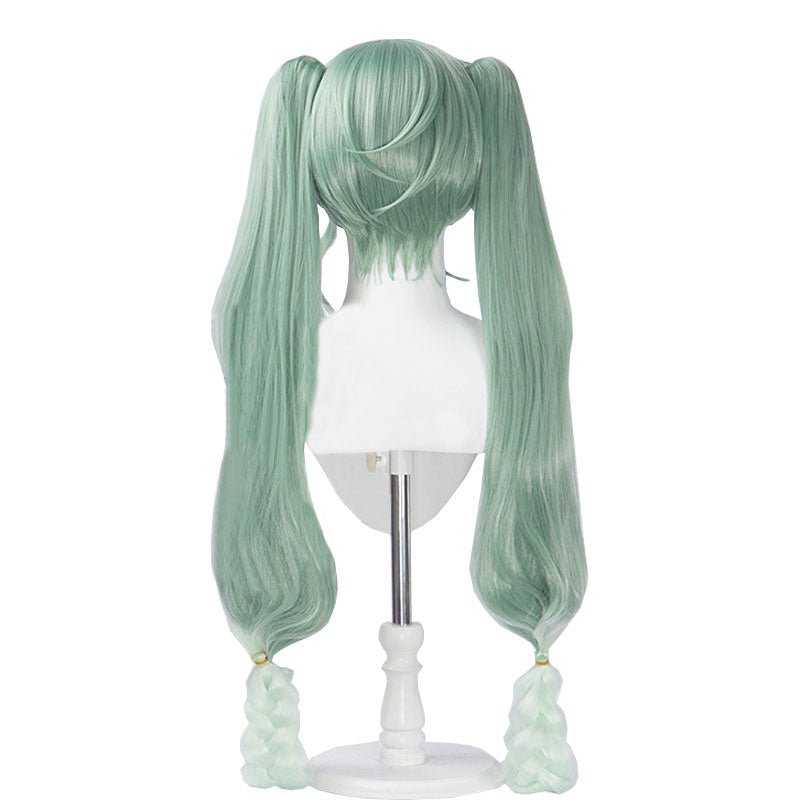 Snow Miku 2024 Gradient Green Cosplay Wig - lemailwigs