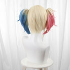 Suicide Squad Isekai Harley Quinn Pink Blue Halloween Cosplay Wig - lemailwigs