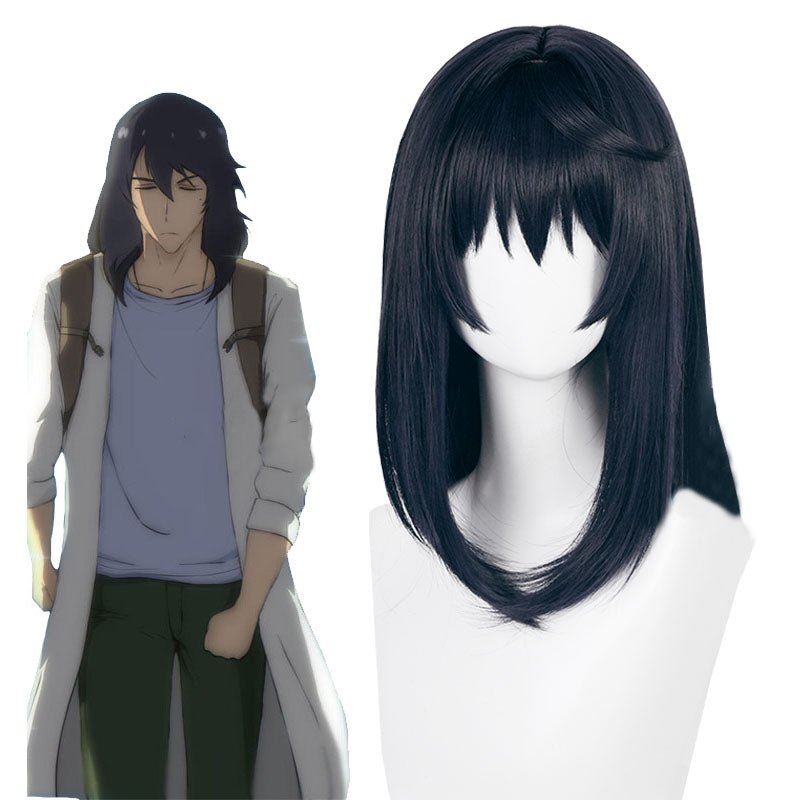 Suzume no Tojimari Munakata S¨­ta Black Cosplay Wig - lemailwigs