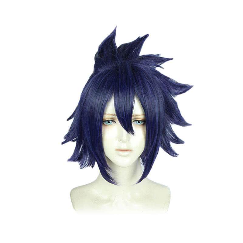 Tamaki Amajiki Short Straight Blue Men's Cosplay Wigs - lemailwigs