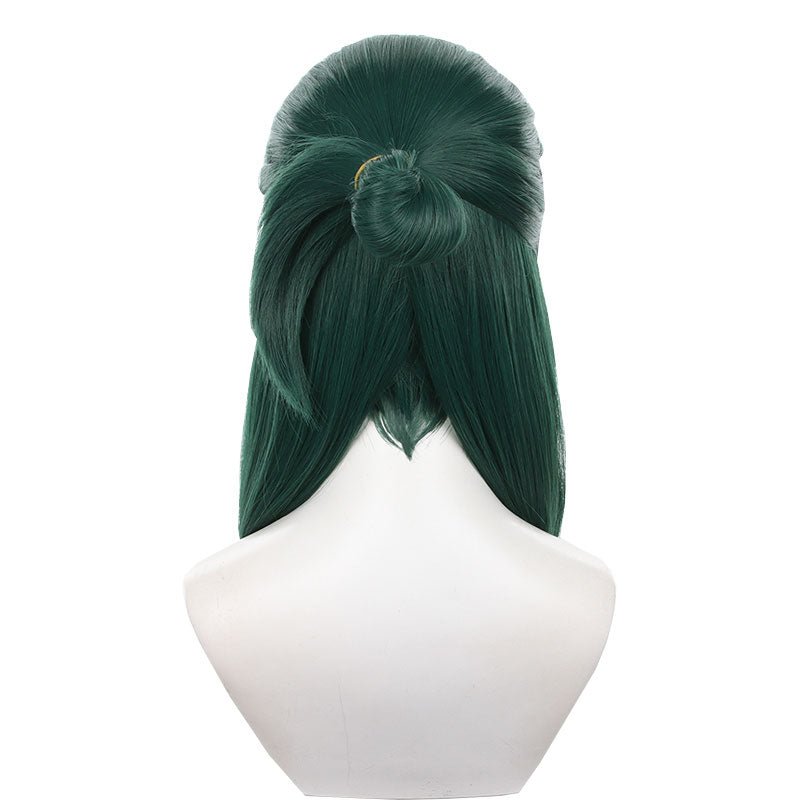 The Apothecary Diaries Maomao Dark Green Cosplay Wig And Costume Kit - lemailwigs
