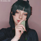The Apothecary Diaries Maomao Dark Green Cosplay Wig And Costume Kit - lemailwigs