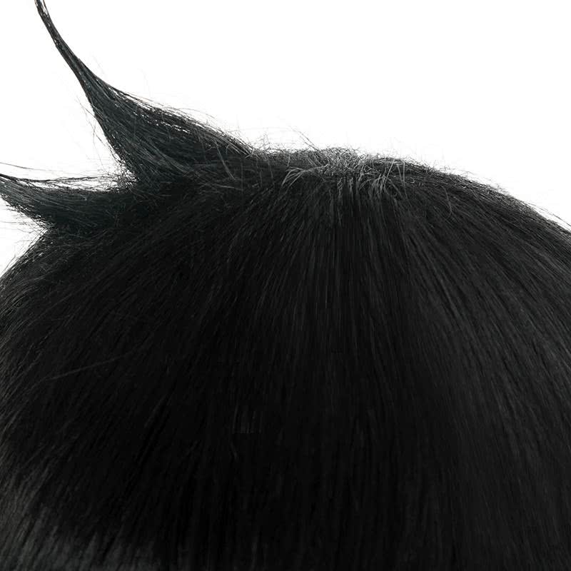 The Rising of the Shield Hero Naofumi Iwatani Short Straight Black Men Cosplay Wigs - lemailwigs