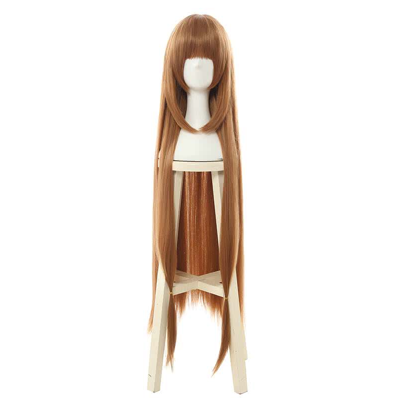 The Rising of the Shield Hero Raphtalia Long Straight Brown Cosplay Wigs With Ears - lemailwigs