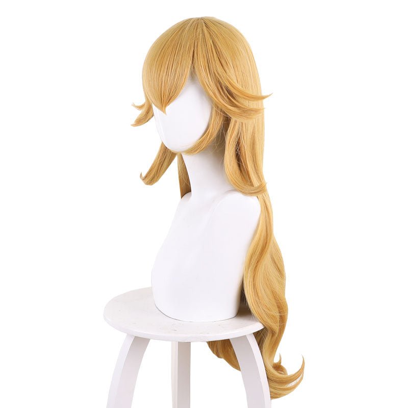 The Super Mario Bros. Movie Princess Peach Long Blonde Cosplay Wig - lemailwigs