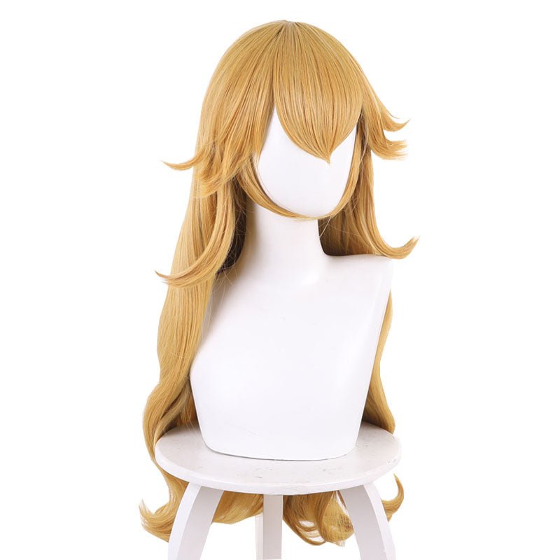 The Super Mario Bros. Movie Princess Peach Long Blonde Cosplay Wig - lemailwigs