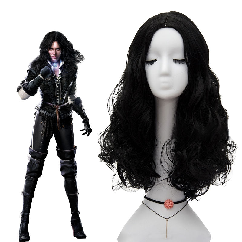 The Witcher Yennefer of Vengerberg Curly Black Cosplay Wig - lemailwigs