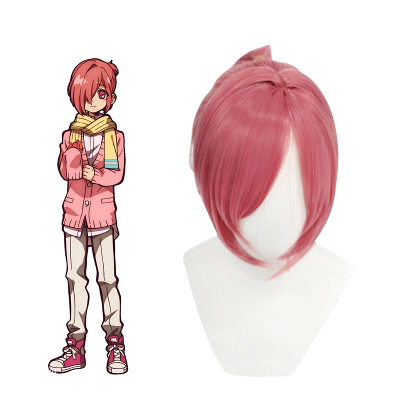 Toilet - Bound Hanako - Kun Mitsuba Sousuke Short Pink Cosplay Wigs - lemailwigs