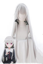 Tonari no Ky¨±ketsuki - san Sophie Twilight Long Grey Straight Cosplay Wigs - lemailwigs