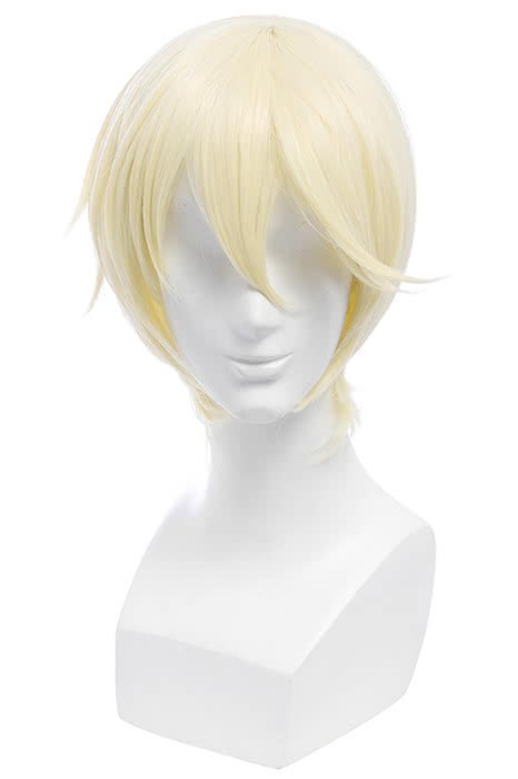 Touken Ranbu Higekiri Short Natura Blonde Cosplay Wigs JF - 0347 - 1 - lemailwigs