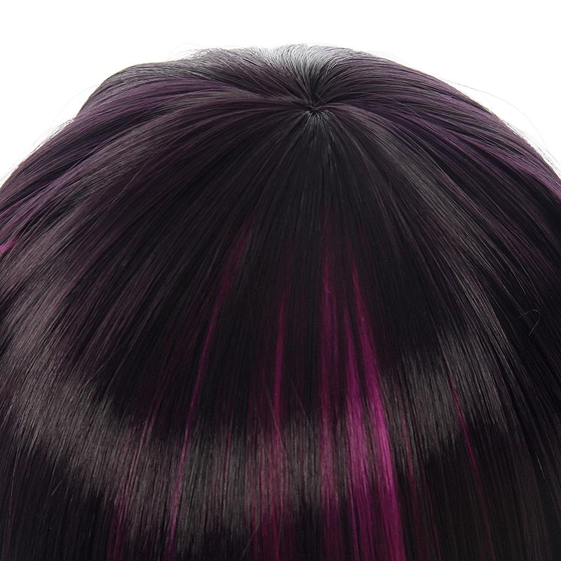 Twisted Wonderland Lilia Vanrouge Purple Mixed Black Cosplay Wigs - lemailwigs