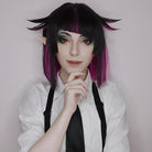 Twisted Wonderland Lilia Vanrouge Purple Mixed Black Cosplay Wigs - lemailwigs