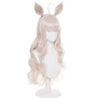 Uma Musume Umamusume:Pretty Derby Biwa Hayahide Cosplay Wigs with Ears Bangs - lemailwigs