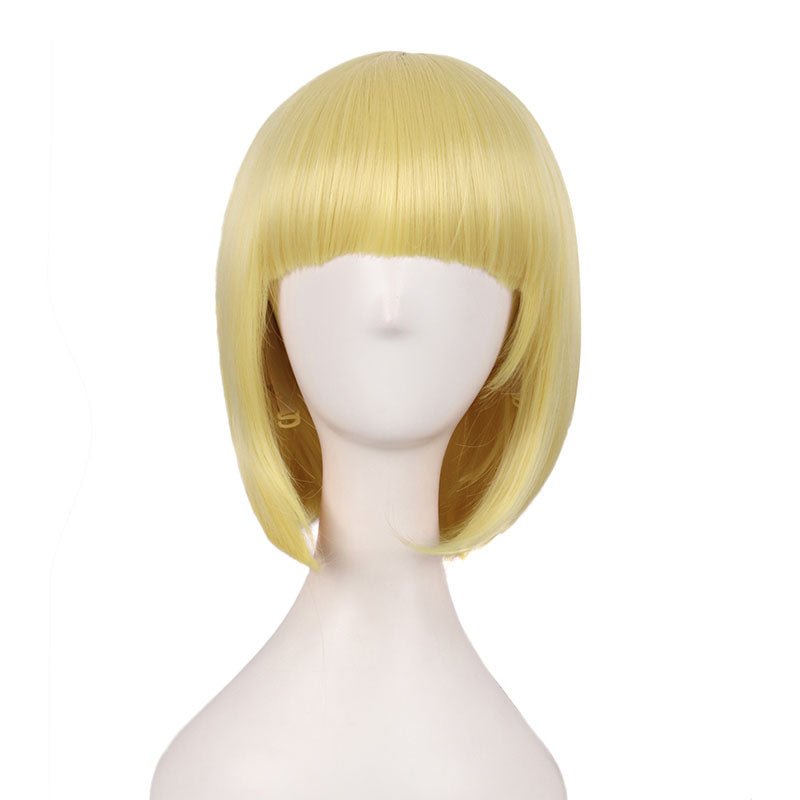 Universal Multicolor Short Straight Cosplay Wigs - F - lemailwigs