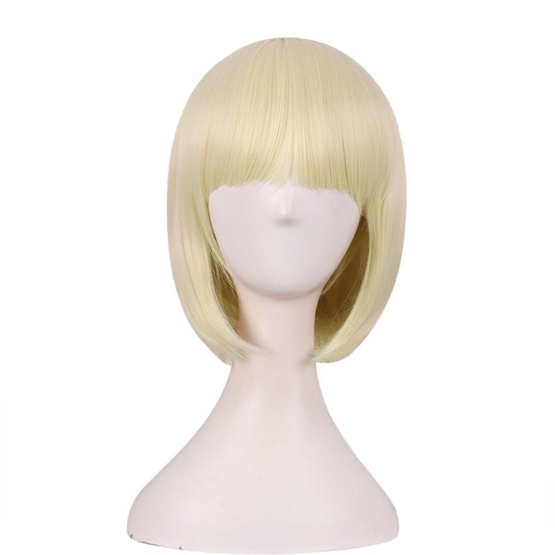 Universal Multicolor Short Straight Cosplay Wigs - I - lemailwigs