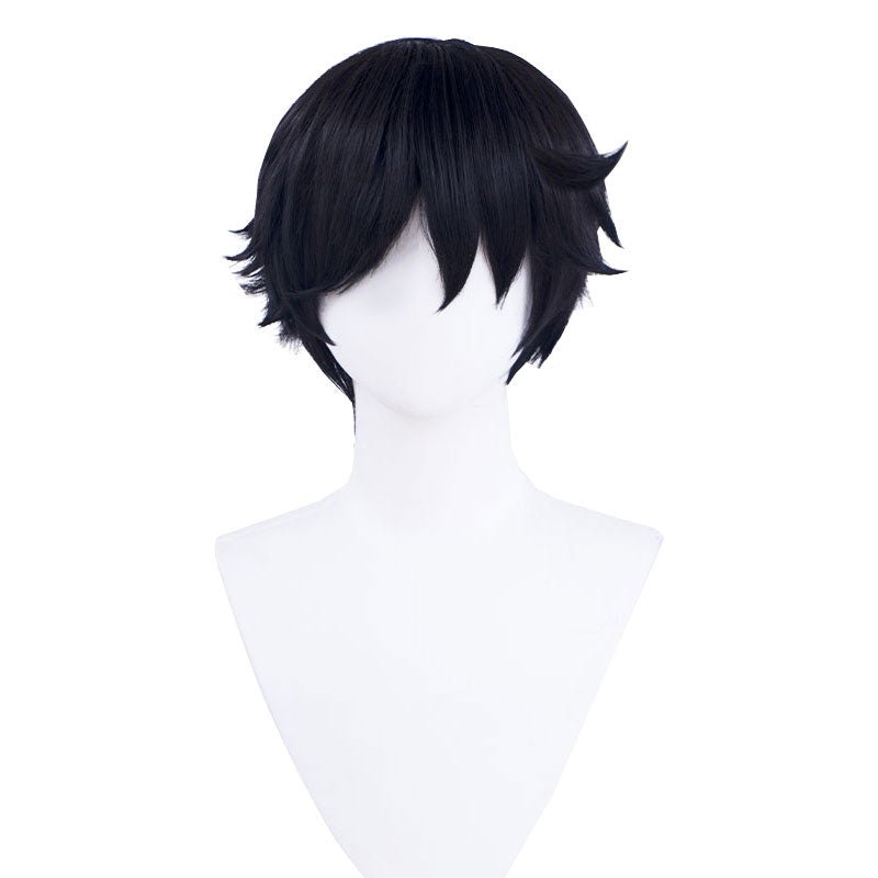 Valorant ISO Short Black Cosplay Wig - lemailwigs