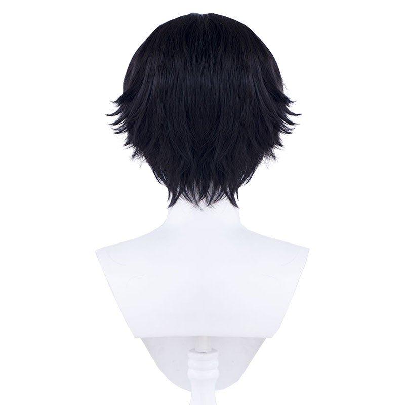 Valorant ISO Short Black Cosplay Wig - lemailwigs