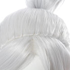 Valorant Jett Silver Grey Ponytail Cosplay Wigs - lemailwigs