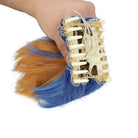 Valorant Neon Blue Mixed Orange Cosplay Wigs - lemailwigs