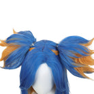 Valorant Neon Blue Mixed Orange Cosplay Wigs - lemailwigs