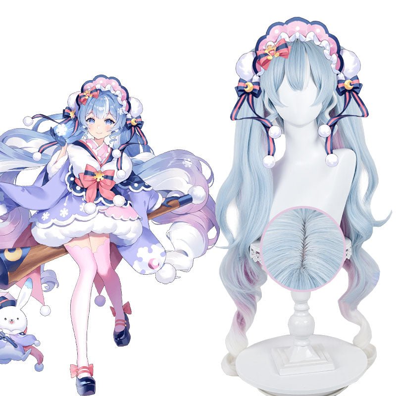 VOCALOID Hatsune Miku 2023 Snow Miku Cosplay Wig - lemailwigs