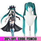 VOCALOID Hatsune Miku Calne Ca Long Straight Gradient Cosplay Wig - lemailwigs
