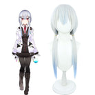 Vtuber Hakase Fuyuki Grey Mixed Blue Cosplay Wig - lemailwigs