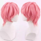 Vtuber Rikka Holostars Short Pink Cosplay Wig - lemailwigs