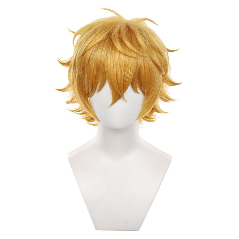 Wind Breaker Akihiko Nirei Yellow Short Cosplay Wigs - lemailwigs